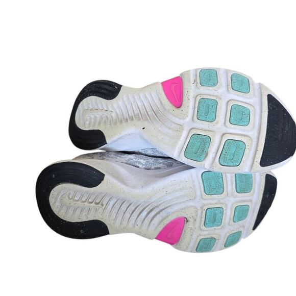 Nike Superrep Go 3 Flyknit Next Nature Photon Dust Dynamic Turquoise Pink W9 - Picture 4 of 5